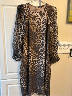 Luisa Cerano 100% silk dress. M